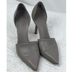 Vince Women's Size 6.5M Tan Slip On Leather Dress Cocktail Dress High Heels
